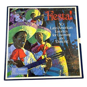 Reader's Digest Fiesta 50 Latin American Favorites Vinyl LP Set 4 Discs